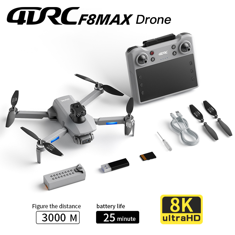 Drone Racing Camera - F8 MAX GPS 드론 전문가용 8K