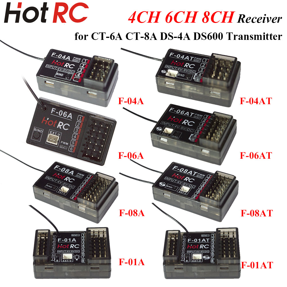 HOTRC 2.4Ghz 4/6/8 채널 F-04A F- - Drone Racing Receiver 리뷰 및 가격