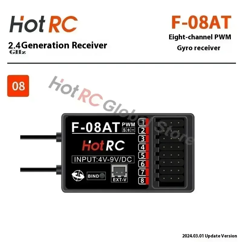 HOTRC 2.4Ghz 4/6/8 채널 F-04A F- - Drone Racing Receiver 리뷰 및 가격