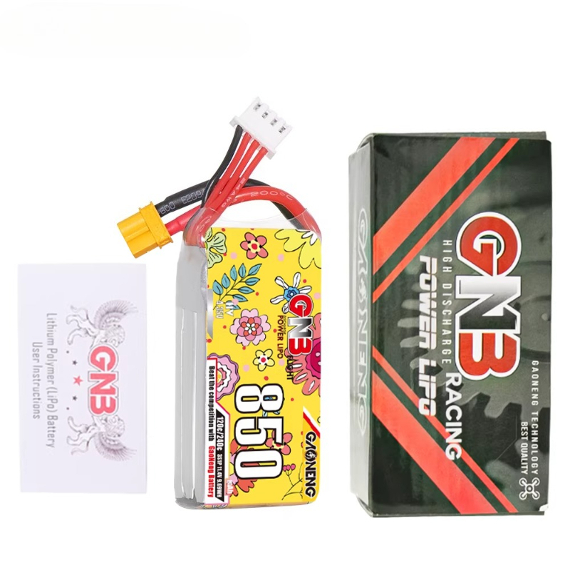 1pcs 새로운 GNB LiHV 3S 11.4V 850 - Drone Racing Battery 리뷰 및 가격