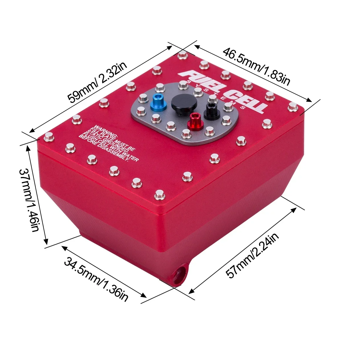 1Pcs 알루미늄 1/10 스케일 연료 전지 수신기 상 - Drone Racing Receiver 리뷰 및 가격
