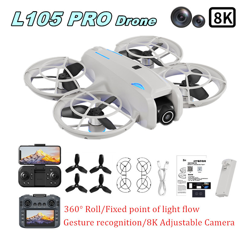 L105 PRO 드론 듀얼 8k 렌즈 완전 충돌 방지  - Drone Racing Camera 리뷰 및 가격